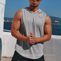 Rapid Dry Gym Tank Top Men Hooded Fitness Vest Man Essential Blank Vest Muscle Shirt Tank Top For Workout